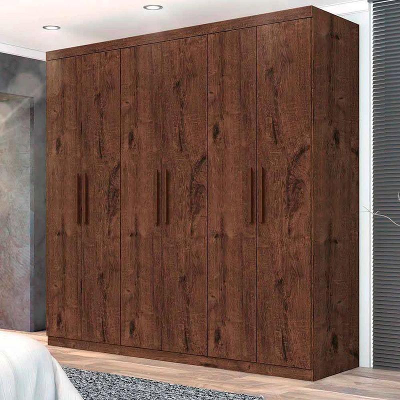 Guarda Roupa Casal Evidence Plus 6 Portas 4 Gavetas - Zanzini